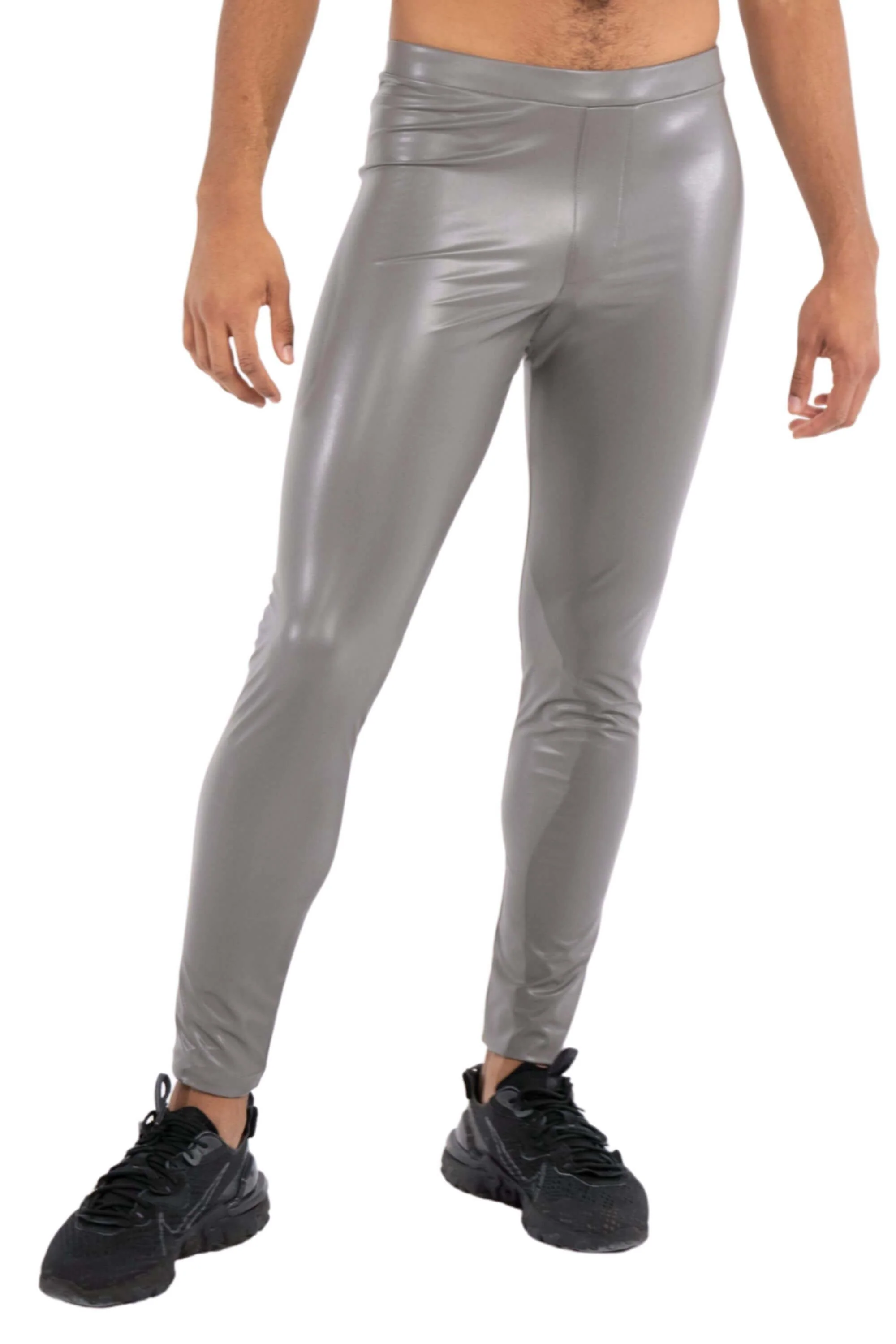Men's Faux Leather Leggings